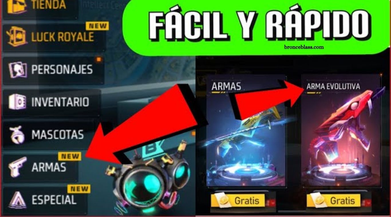 Evolutionary Weapons in Free Fire